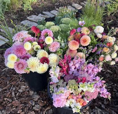 DIY Cut Flower Buckets